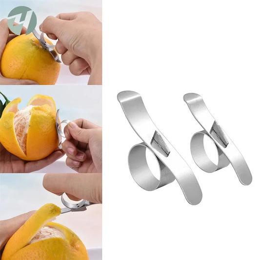 Orange Peeler Creative Orange Peeler Stainless Steel Ring Orange Opener Snail Fruit Peeler Convenient Fast Fruit